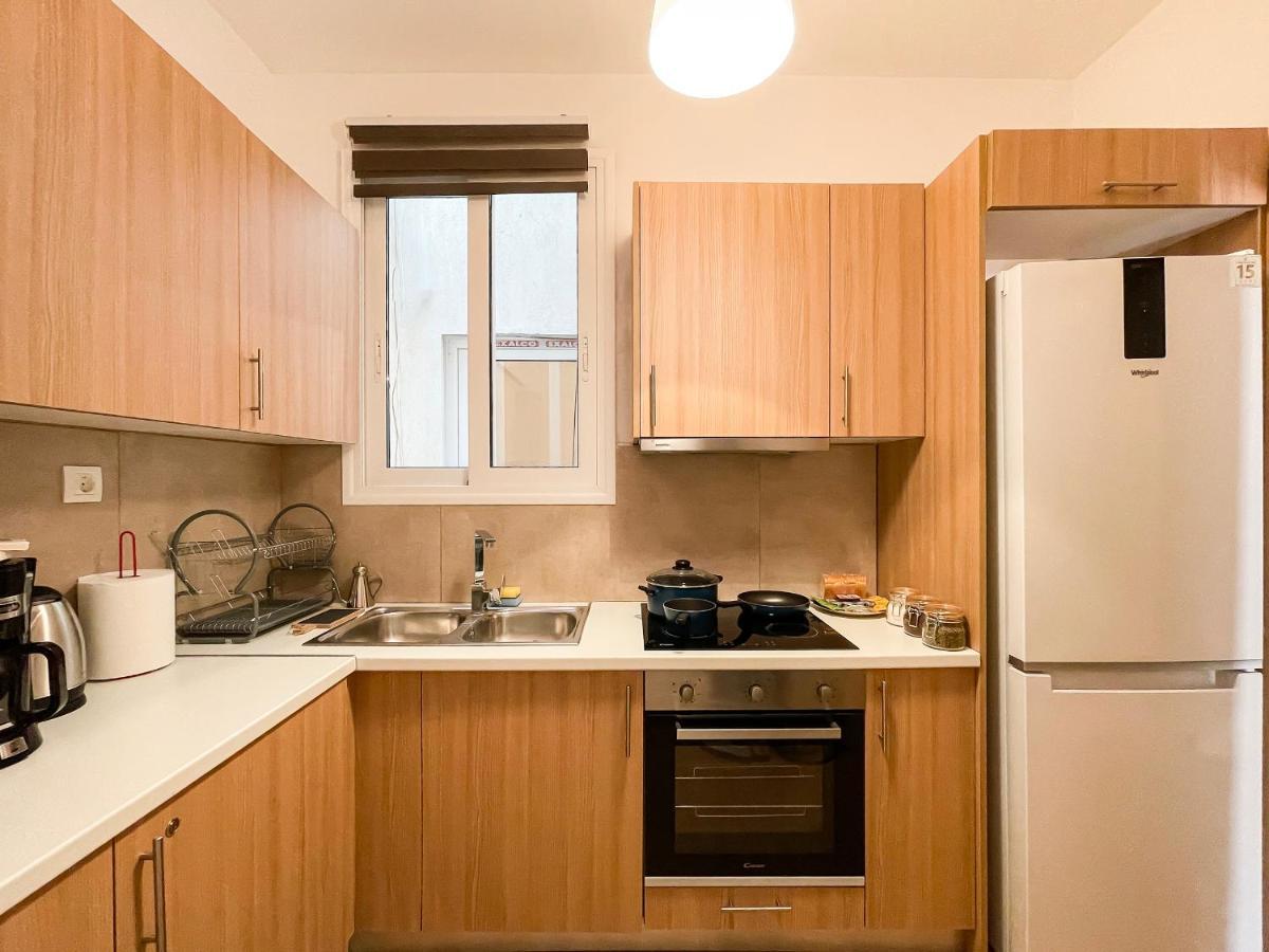 Aristotelous Sunny 118Sqm Apt In Viktoria 雅典 外观 照片