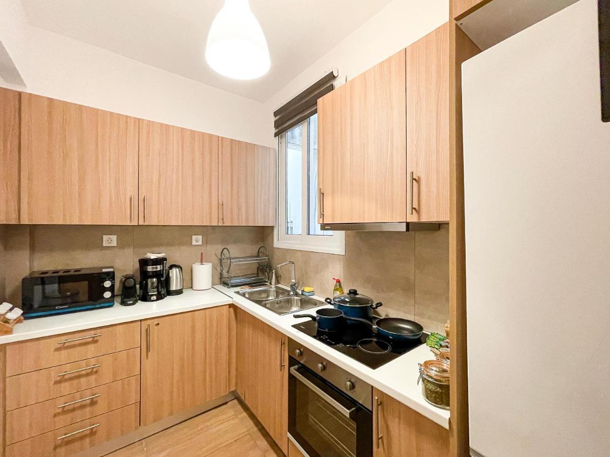 Aristotelous Sunny 118Sqm Apt In Viktoria 雅典 外观 照片